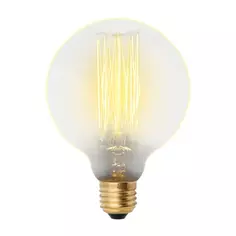 Лампа накаливания Uniel Vintage шар G95 E27 60 Вт 300 Лм свет тёплый белый
