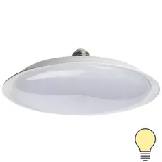 Лампа светодиодная Uniel UFO220 E27 220 В 40 Вт диск матовый 3200 лм тёплый белый свет