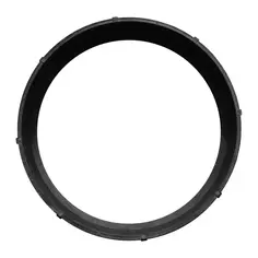Полимерпесчаное кольцо колодца Ø1100x200 мм цвет чёрный Без бренда