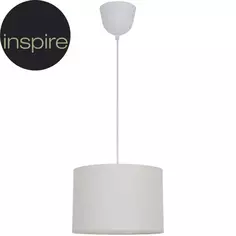 Светильник подвесной Inspire Sitia 1 лампа 2.3 м² цвет белый