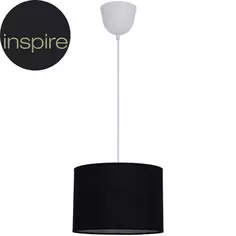 Светильник подвесной Inspire Sitia D28 1 лампа 2.3 м² цвет черный