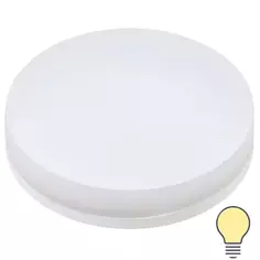 Лампа светодиодная Volpe GX53 210-240 В 6 Вт спот матовая 420 лм, теплый белый свет