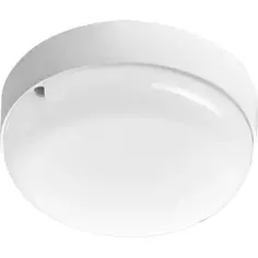 Светильник ЖКХ светодиодный Volpe Q293 15 Вт IP65, накладной, круг, нейтральный белый свет, цвет белый