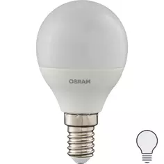 Лампа светодиодная Osram Antibacterial E14 220-240 В 5.5 Вт шар малый 470 лм, нейтральный белый свет