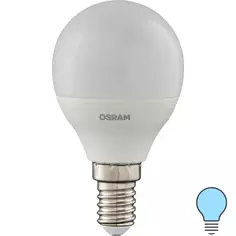 Лампа светодиодная Osram Antibacterial E14 220-240 В 5.5 Вт шар малый 470 лм холодный белый свет