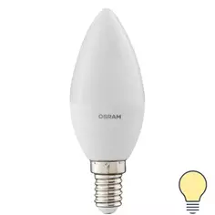 Лампа светодиодная Osram Antibacterial E14 220-240 В 5.5 Вт свеча 470 лм, теплый белый свет