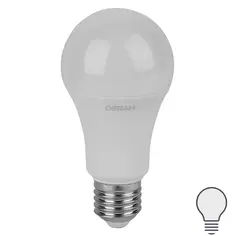Лампа светодиодная Osram А60 E27 220-240 В 12 Вт груша матовая 1000 лм, нейтральный белый свет