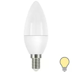 Лампа светодиодная Lexman Candle E14 175-250 В 5 Вт матовая 400 лм теплый белый свет