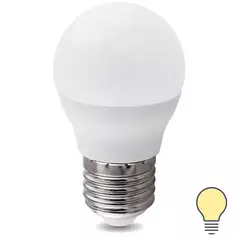 Лампа светодиодная E27 220-240 В 8 Вт шар матовая 750 лм теплый белый свет Без бренда