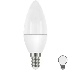 Лампа светодиодная Lexman Candle E14 175-250 В 7 Вт белая 750 лм нейтральный белый свет