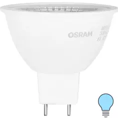 Лампа светодиодная Osram GU5.3 220-240 В 6.5 Вт спот матовая 520 лм, холодный белый свет