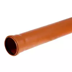 Труба канализационная наружная с раструбом 200x6.2x2000 мм полипропилен ПОЛИТЭК