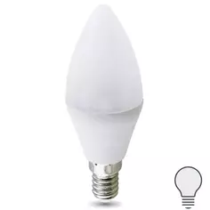 Лампа светодиодная E14 220-240 В 8 Вт свеча матовая 750 лм нейтральный белый свет Без бренда