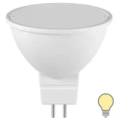 Лампа светодиодная Lexman Frosted G5.3 12 В 5.5 Вт матовая 500 лм теплый белый свет