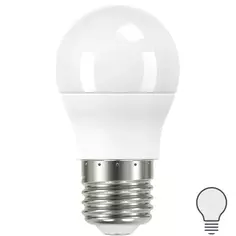 Лампа светодиодная Lexman P45 E27 175-250 В 7.5 Вт белая 750 лм нейтральный белый свет