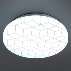 Светильник настенно-потолочный светодиодный Mosaic 8 м² холодный белый свет цвет белый Lumin Arte