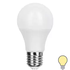 Лампа умная светодиодная Gauss E27 220-240 В 8.5 Вт груша матовая 806 лм, тёплый белый свет, диммируемая