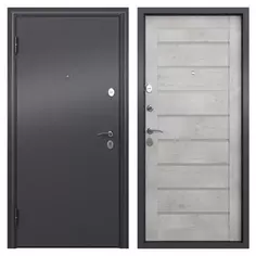 Дверь входная металлическая Страйд Тиволи 950 мм левая цвет серый Torex