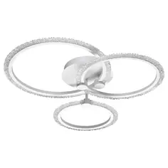 Люстра потолочная Novotech Over 358927 LED 45W круги цвет белый/хрусталь