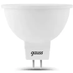 Лампа светодиодная Gauss MR16 GU5.3 5 Вт 530 Лм холодный белый свет, для диммера