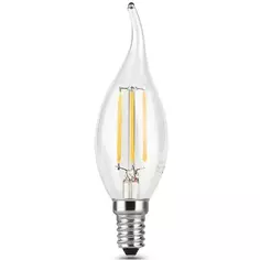 Лампа светодиодная Gauss Filament Е14 7 Вт свеча на ветру нейтральный белый свет, с шаговым диммированием