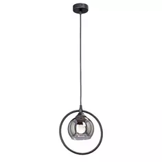 Подвесной светильник Vitaluce Оскар 1 лампа 3 м² цвет черный