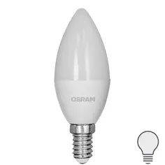 Лампа светодиодная Osram свеча 7Вт 600Лм E14 нейтральный белый свет