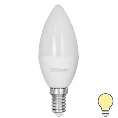 Лампа светодиодная Osram свеча 5Вт 470Лм E14 теплый белый свет