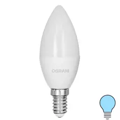 Лампа светодиодная Osram свеча 5Вт 470Лм E14 холодный белый свет