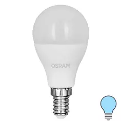 Лампа светодиодная Osram шар 9Вт 806Лм E14 холодный белый свет