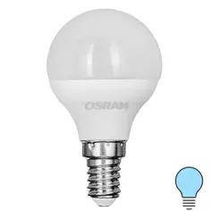 Лампа светодиодная Osram шар 7Вт 600Лм E14 холодный белый свет