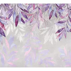 Фотообои Пурпурные листья флизелиновые 300x270 см L13-512 Fbrush