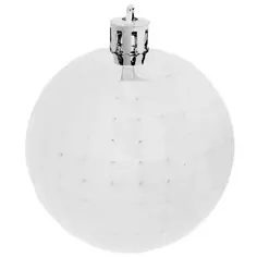 Елочный шар «Диско-шар» ø6 см пластик серебряный Без бренда