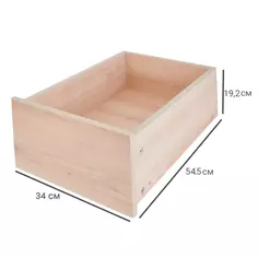 Ящик для шкафа Лион 34x54.5x19.2 см ЛДСП цвет дуб комано Без бренда