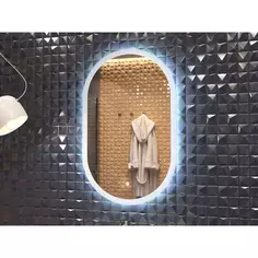 Зеркало для ванной Vigo Unik 50 Classic с подсветкой 50x80 см цвет серебристый