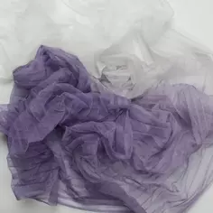 Тюль 1 м/п Plisse сетка 300 см цвет фиолетовый Amazontextile