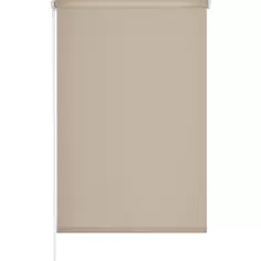 Штора рулонная блэкаут Midnight 70x175 см бежевая Garden