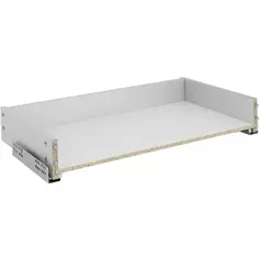 Выдвижной ящик для шкафа с мягким закрыванием 55.2x31.1x8.1 см ЛДСП цвет серый Delinia