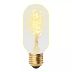 Лампа накаливания Uniel E27 230 В 40 Вт цилиндр 250 лм теплый белый цвет света для диммера