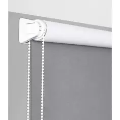 Штора рулонная блэкаут Midnight 50x175 см серая Garden