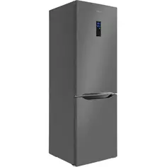 Холодильник двухкамерный Maunfeld MFF187NFIS10 66x59.5x187 см 1 компрессор цвет серый