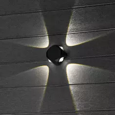 Светильник настенный светодиодный уличный Duwi «Nuovo» 24789 4 IP54 цвет черный