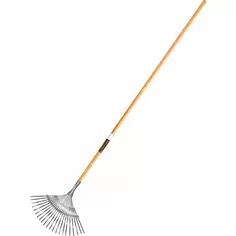 Грабли веерные Fiskars Plantic Pro 22 зуба 173 см сталь с черенком