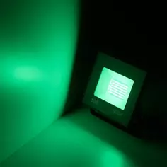 Прожектор светодиодный уличный Gauss 50 Вт IP65, зеленый свет