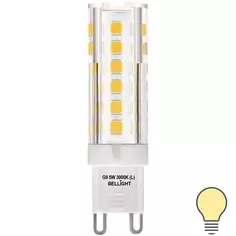 Лампа светодиодная Bellight G9 220-240 В 5 Вт капсула матовая 400 лм теплый белый свет