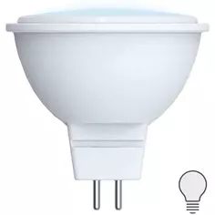 Лампа светодиодная Volpe MR16 GU5.3 12 В 5 Вт Эдисон матовая 500 лм нейтральный белый свет