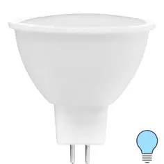 Лампа светодиодная Volpe JCDR GU5.3 220-240 В 7 Вт Эдисон матовая 700 лм холодный белый свет