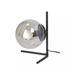 Настольная лампа Vitaluce Уголок 1 лампа 3м² Е14 цвет черный матовый