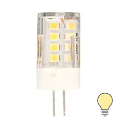 Лампа светодиодная Volpe JC G4 12 В 3.5 Вт кукуруза прозрачная 300 лм теплый белый свет