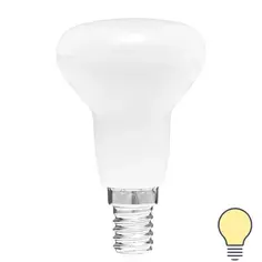 Лампа светодиодная Volpe E14 220-240 В 5 Вт гриб матовая 400 лм теплый белый свет